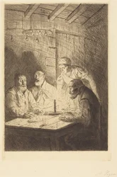 Le souper chez misère