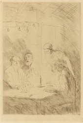Souper des pauvres Le souper chez misère