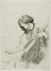 Le joueur de contrebasse