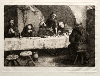 Le Réfectoire, vers 1862
