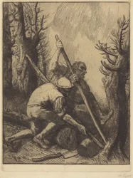 Bûcherons, 3e planche