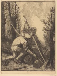 Bûcherons, 3e planche (Les bûcherons)