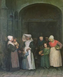 La maison de refuge, vers 1840
