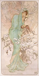 Hiver, vers 1896