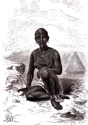 Bokke, femme de Moy, chef de la tribu Latuka, Soudan du Sud