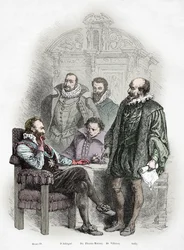 Henri 4 et ses ministres, theodore agrippa d