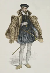 Portrait de Gaspard de Coligny (Gravure)