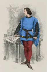 Portrait du roi Charles Quint le Sage (Gravure)