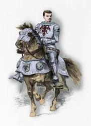 Portrait du connetable Bertrand Du Guesclin (Gravure)