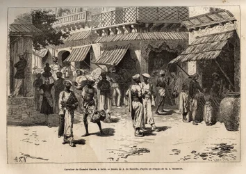 Le carrefour de Chandni Chowk, la rue des vers à soie, l