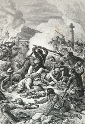 Victoire du comte de Vaux sur les nationalistes de Pascal Paoli à la bataille de Ponte Novo