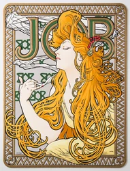Affiche publicitaire pour le papier à cigarettes Job, 1897
