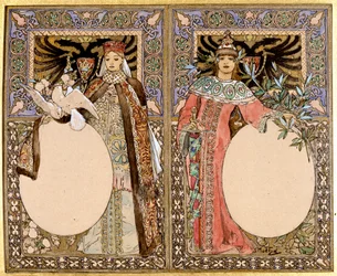 Illustration de livre, années 1890