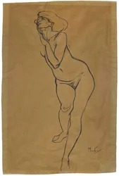 Femme nue debout