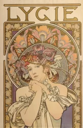Lygie – Reproduction des œuvres décoratives de Mucha