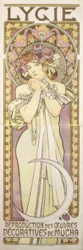 Lygie – Reproduction des œuvres décoratives de Mucha