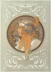 Tête byzantine: Blonde