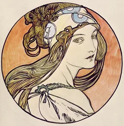Femme avec un foulard