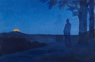 La solitude du Christ, dimensions : 37,5 x 56