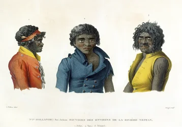 Port Jackson, Nouvelle-Hollande : Indigènes de la région de la rivière Nepean, de 