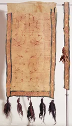 Couverture de selle recouverte de soie chinoise, 5e-4e siècle av. J.-C.