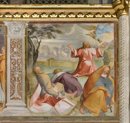 Presbytère, Septième travée sud, Oration au jardin