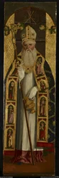 Un saint évêque, fin du 15ème siècle