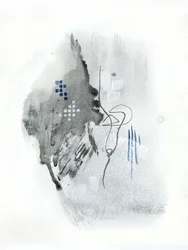 Abstrait Fluide Gris Bleu