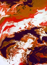 Coulée de lave abstraite