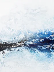 Abstrait « Bleu arctique »