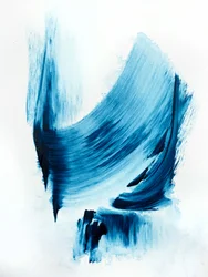 Flux abstrait bleu