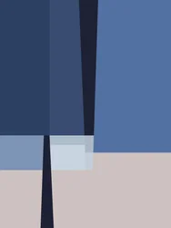 Abstrait géométrique bleu