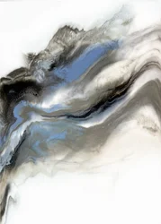 Abstrait fluide bleu-gris