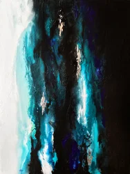 Courant bleu-vert foncé