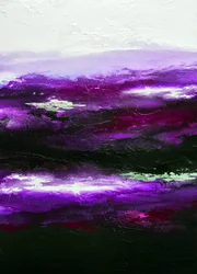 Un ciel violet spectaculaire