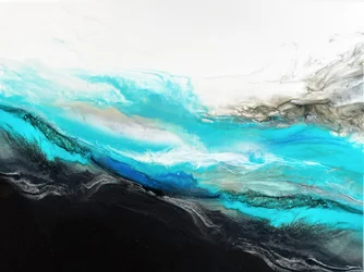 Vagues océaniques fluides