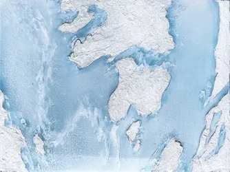 Flux bleu glaciaire