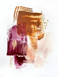 Traits abstraits dorés