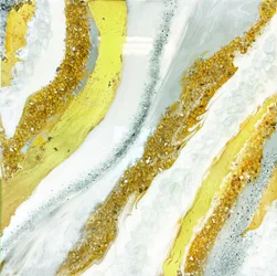 Volutes dorées somptueuses