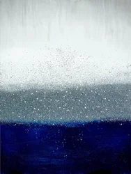 Bleu profond étincelant