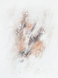 Flux abstrait texturé doré