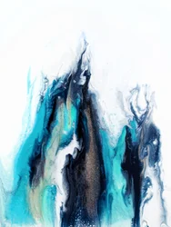 Pics fluides turquoise