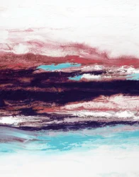 Paysage abstrait éclatant
