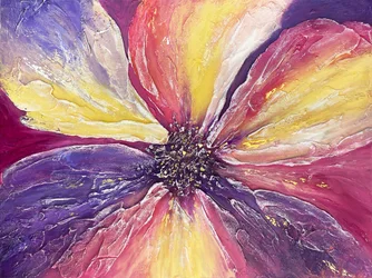 Fleur dorée éclatante