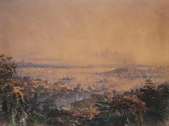 Vue de Constantinople, 1866