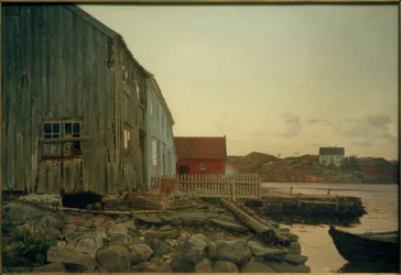 Une cabane de pêcheur, Altes Hellesund