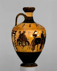 Lécythe, vers 550-530 av. J.-C.