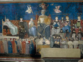 Allégorie du bon gouvernement (détail)