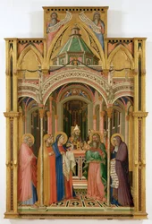 La présentation au temple (tempera sur bois)