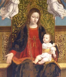 Madone et Enfant (détail)